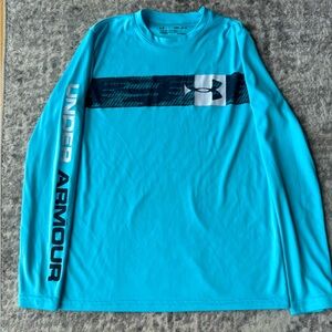 Under Armour blue long sleeve shirt - size youth medium - NWOT